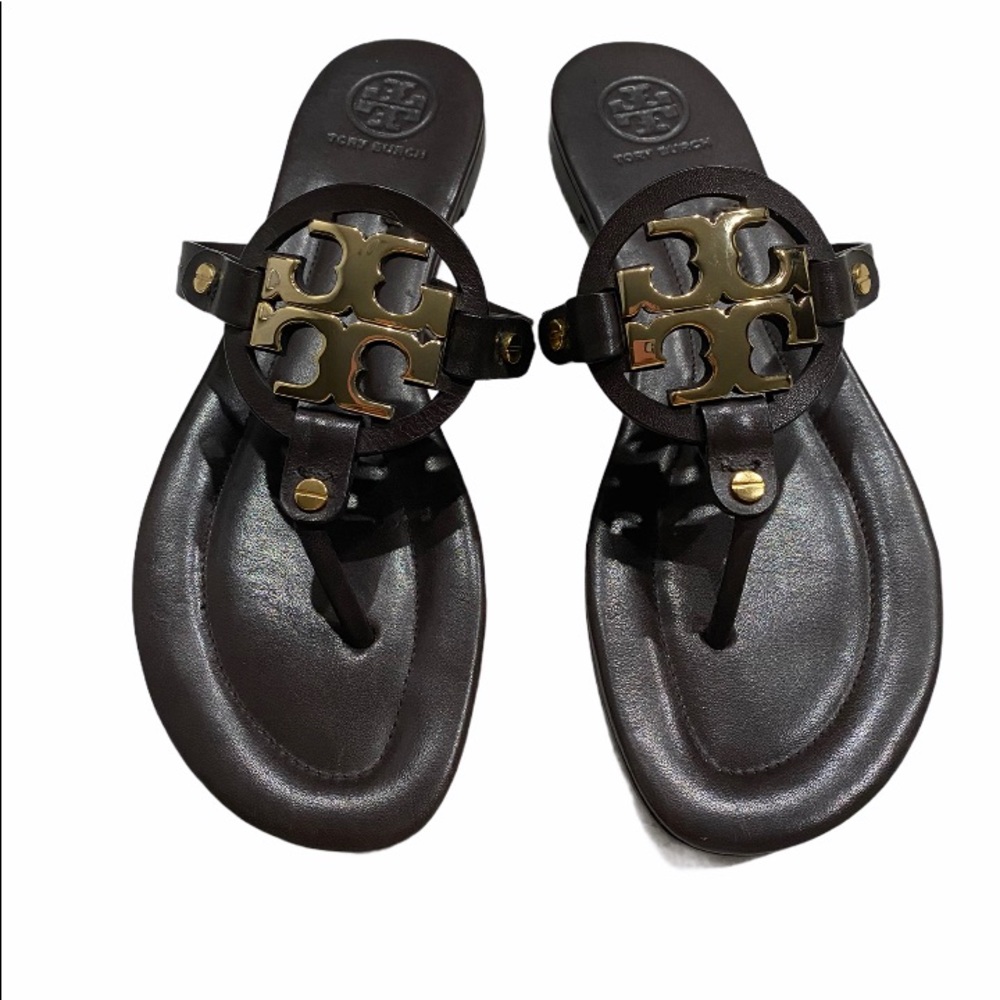 Tory Burch Dark Brown Sandals